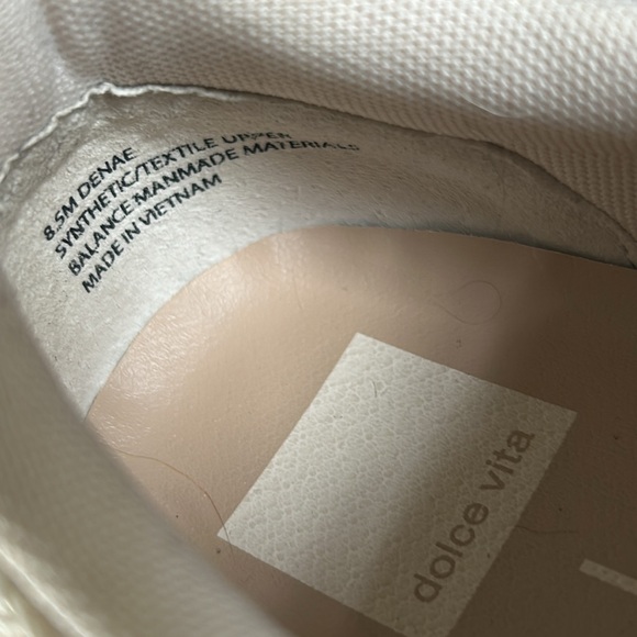 Dolce Vita Denae woven platform sneakers 8.5 - Picture 4 of 4